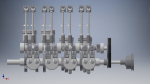 V8 Engine Crankshaft 3D model