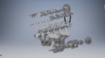 V8 Engine Crankshaft 3D model