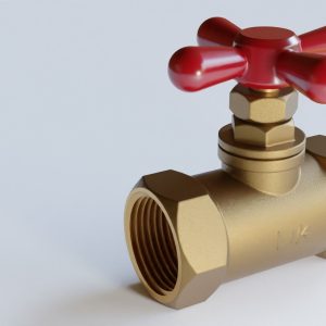 Valve brass with handle