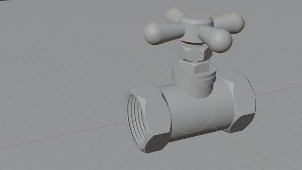 Valve brass with handle
