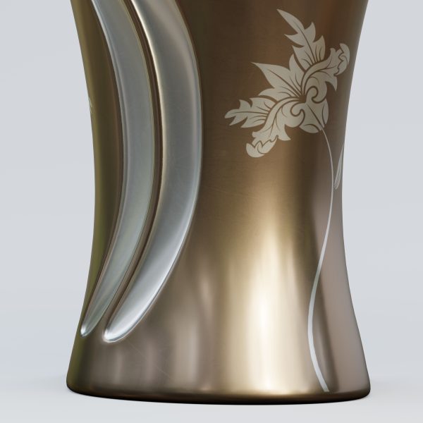 Vase39 vase with swirls
