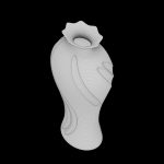 Vase39 vase with swirls
