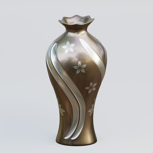 Vase39 vase with swirls