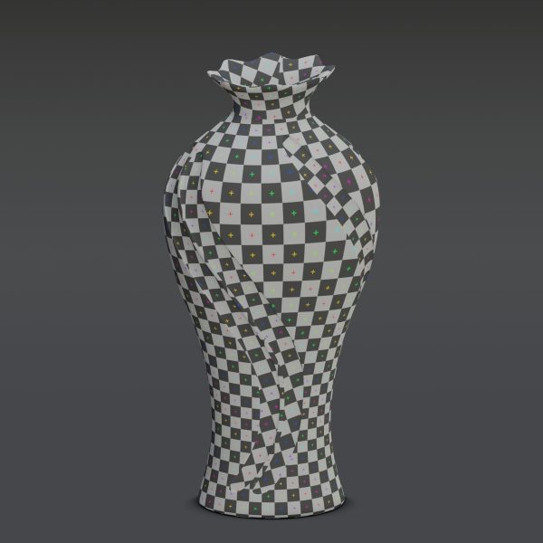 Vase39 vase with swirls