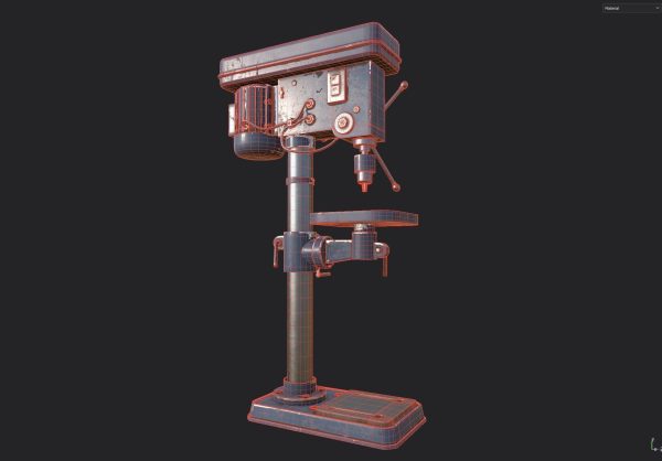 VERTICAL DRILL MACHINE TOOL