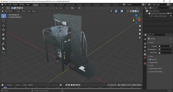 Vertical Fill Food Packaging Machine
