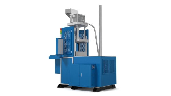 Vertical Plastic Injection Molding Machine Blue