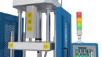 Vertical Plastic Injection Molding Machine Blue