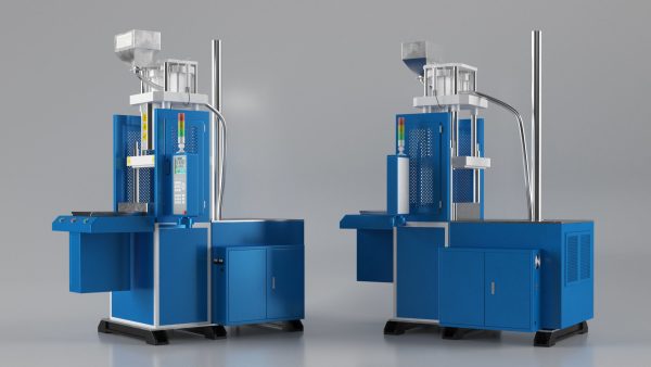 Vertical Plastic Injection Molding Machine Blue