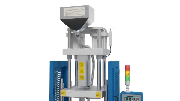 Vertical Plastic Injection Molding Machine Blue