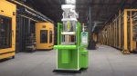 Vertical Plastic Injection Molding Machine Green
