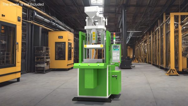 Vertical Plastic Injection Molding Machine Green