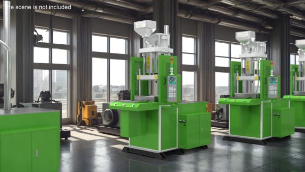 Vertical Plastic Injection Molding Machine Green