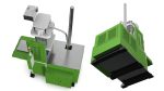 Vertical Plastic Injection Molding Machine Green