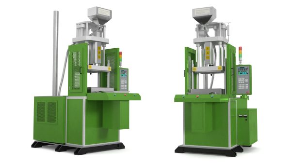 Vertical Plastic Injection Molding Machine Green
