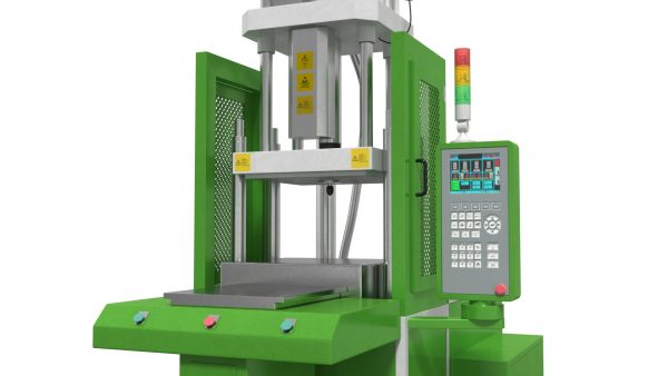 Vertical Plastic Injection Molding Machine Green
