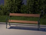 vienna public park bench