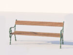 vienna public park bench