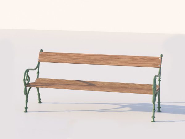 vienna public park bench