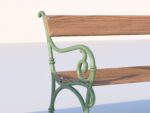 vienna public park bench