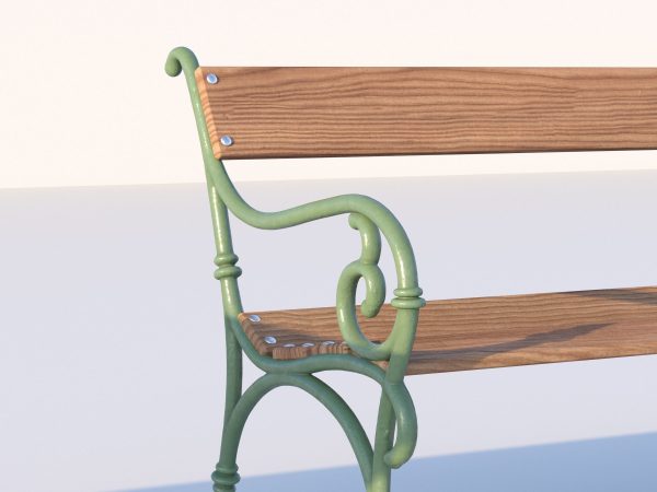 vienna public park bench