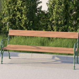 vienna public park bench