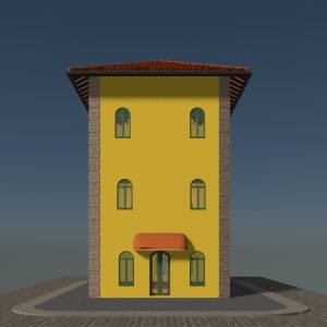 Vintage building 2406