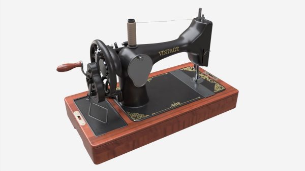 Vintage Hand Crank Sewing Machine