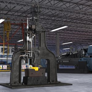 Vintage Industrial Steam Hammer