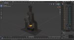 Vintage Industrial Steam Hammer