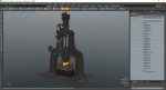 Vintage Industrial Steam Hammer