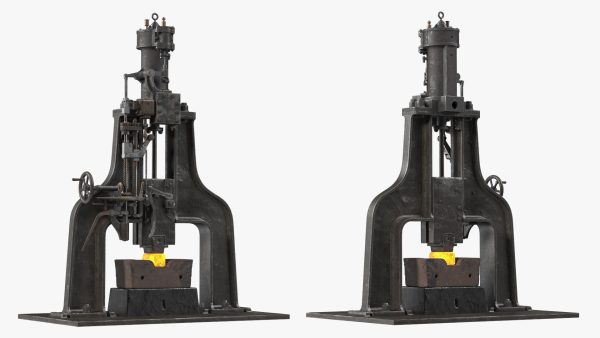 Vintage Industrial Steam Hammer