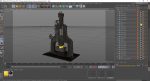 Vintage Industrial Steam Hammer