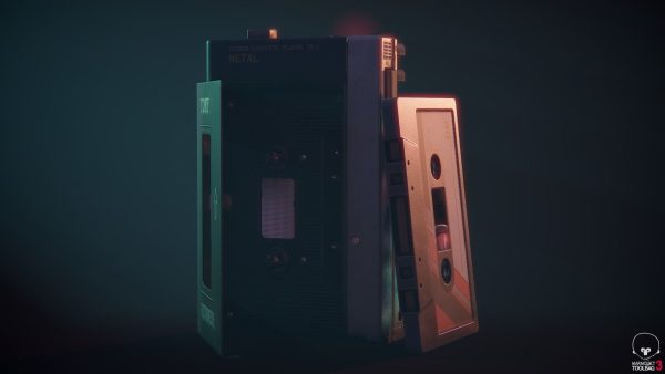 Vintage Old 1980s Cassette Player Walkman