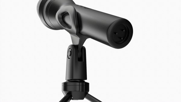 Vocal microphone with tripod