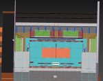 Volleyball Court Pavilion Scene