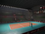 Volleyball Court Pavilion Scene