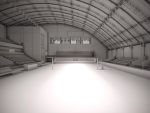 Volleyball Court Pavilion Scene