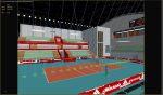 Volleyball Court Pavilion Scene