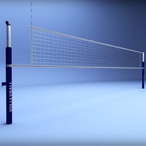 Volleyball net low poly