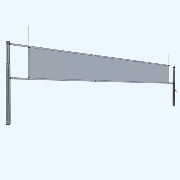 Volleyball net low poly