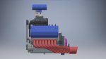 W16 Engine with Supercharger