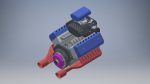 W16 Engine with Supercharger