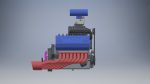 W16 Engine with Supercharger