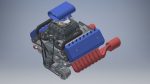 W16 Engine with Supercharger