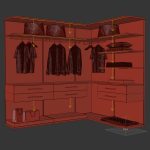 Walk-in Wardrobe beige