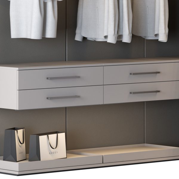 Walk-in Wardrobe beige
