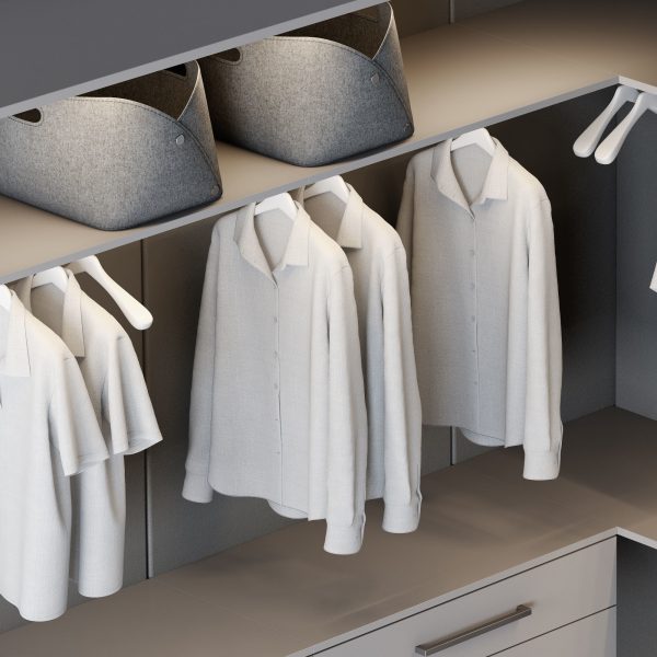 Walk-in Wardrobe beige