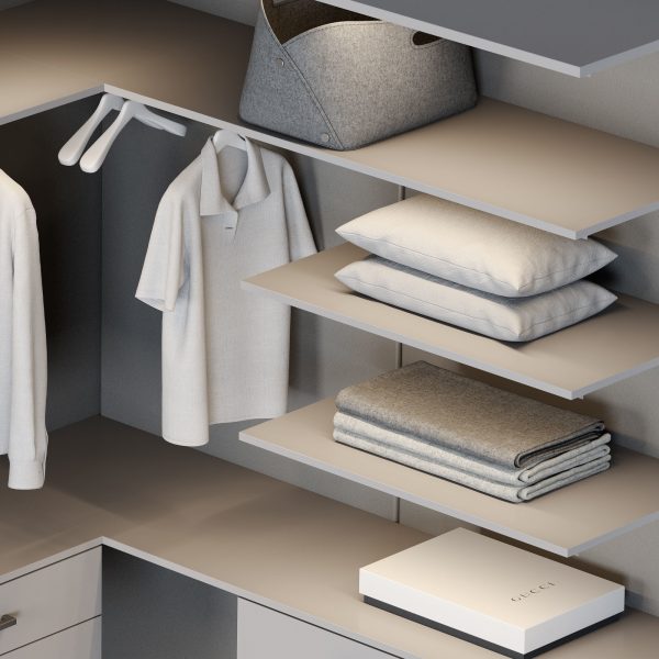 Walk-in Wardrobe beige