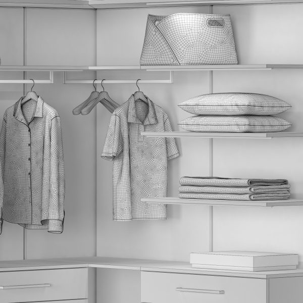 Walk-in Wardrobe beige